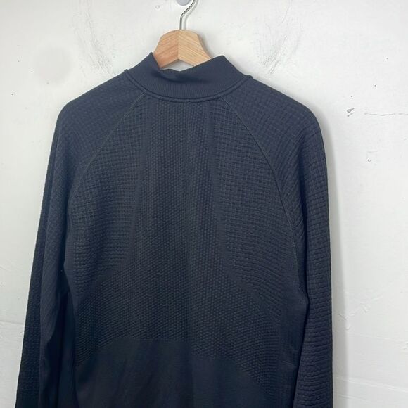 Lululemon Men’s Engineered Warmth 1/2 Zip Black size Large - Picture 5 of 11